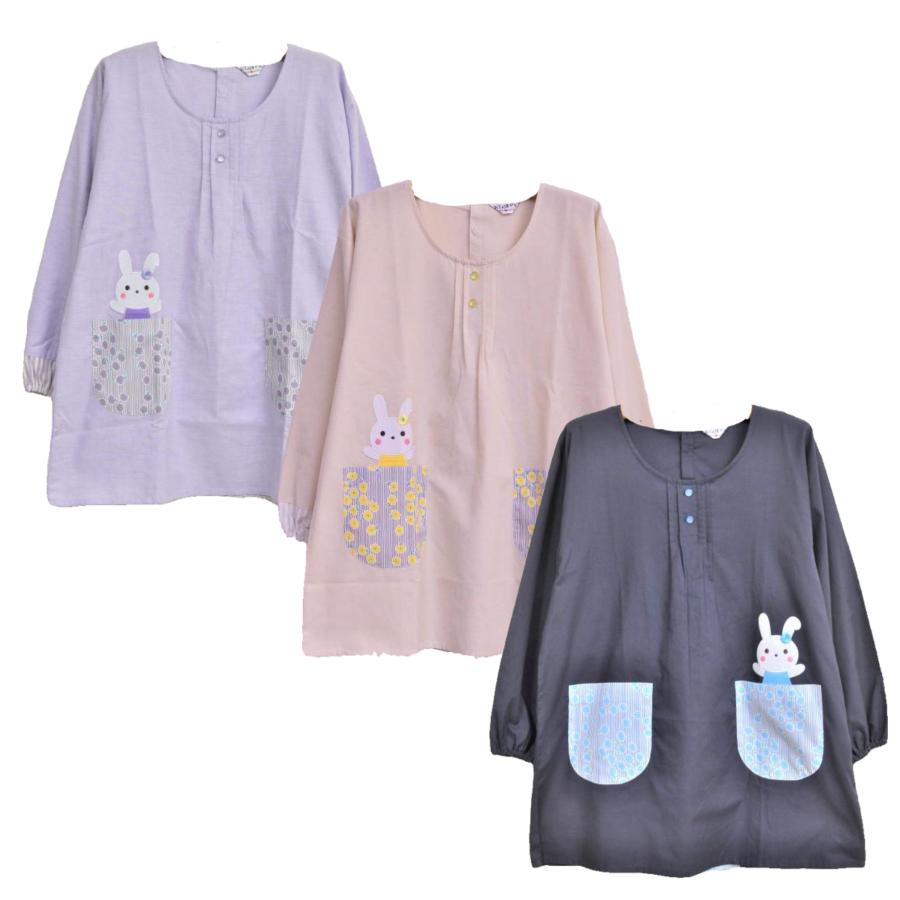 エプロン 保育士 介護士 割烹着 カッポー スモック キッチン おてんば