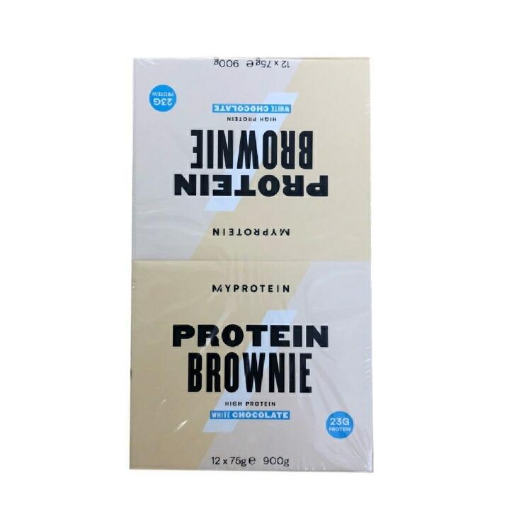 MYPROTEIN - 売約済☆マイプロテインブラウニー 75g×12ホワイトチョコレート プロテイン ブラウニーの通販｜ヘルシーフード＆ドリンク｜マイ
