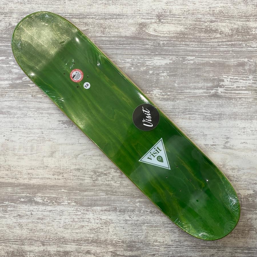 VISIT ビジット デッキ 7.8インチ スケートボード DECK KING OF HARTS