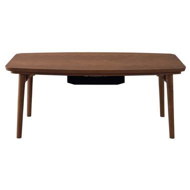 こたつ センターテーブル こたつテーブル 楕円 天然木 W90×D50×H36 AZUMAYA KT-111｜act-shop2020｜02