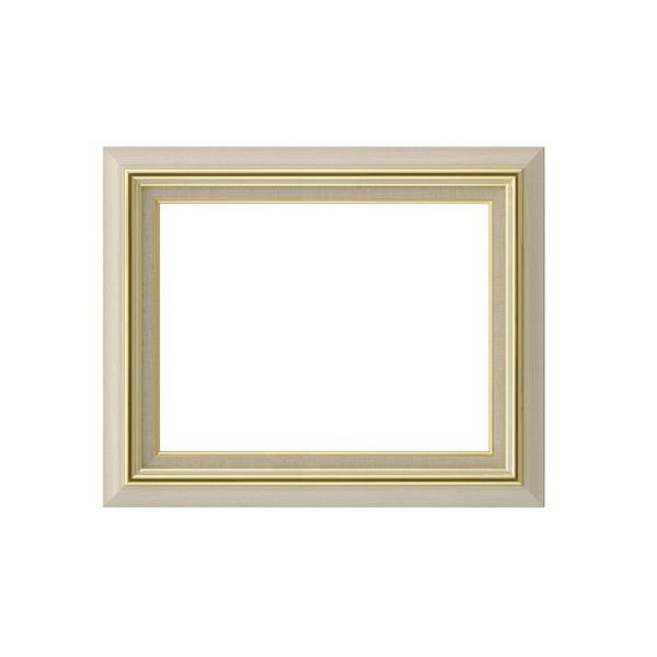 日本製 油絵額縁/フレーム 〔F8号/グリーン〕 壁掛けひも/アクリル