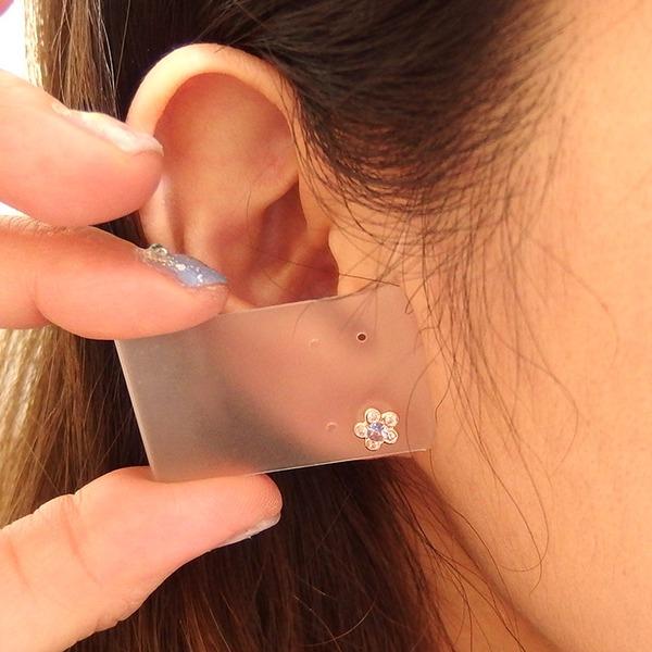 送料無料 非冷凍品同梱不可 ピアス タンザナイト キュービック