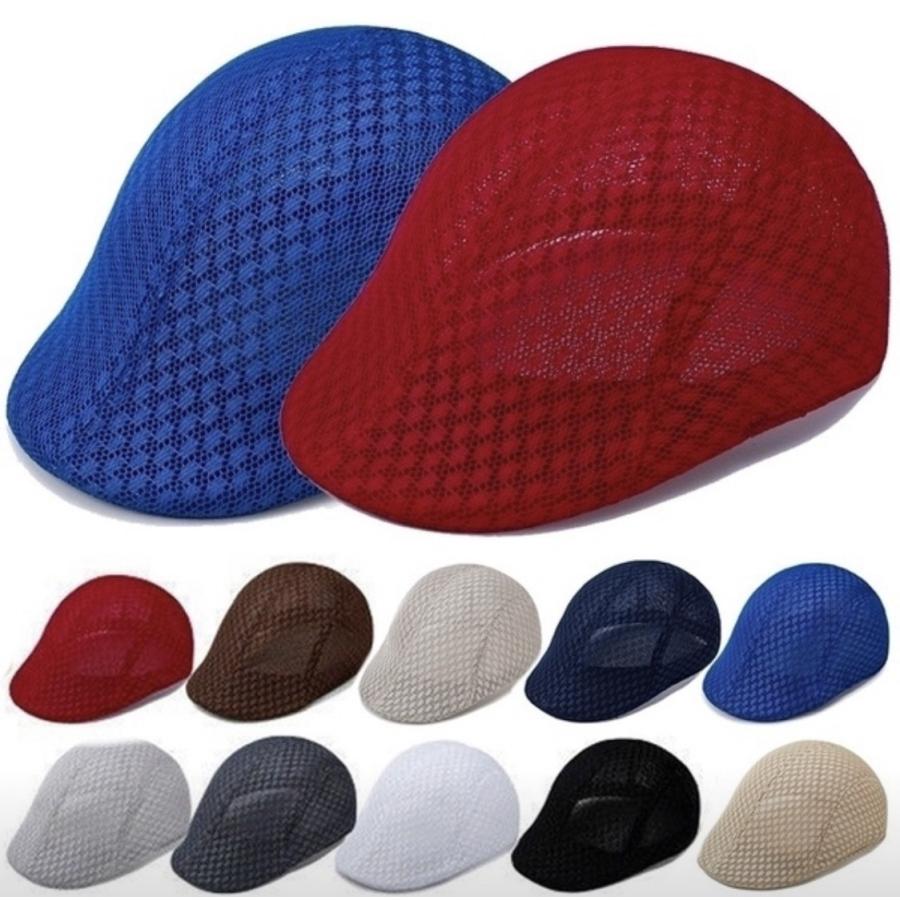 ハンチング ベレー帽 通気性 涼しい　ハット キャップ 帽子　メンズ｜act-shop2020｜05