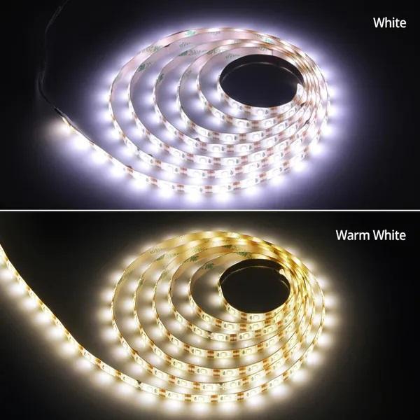 LEDライト キャビネットライト USB センサーライト LED バックライト オンオフ ダイオードライト White WarmWhite 0.5m~5ｍ(6Type)｜act-shop2020｜05