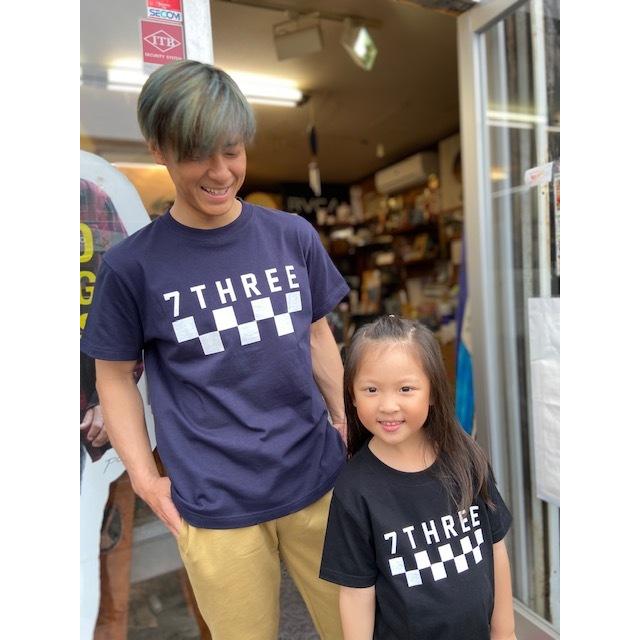 73R（セブンスリーアール）7THREE CHECKER KIDS T-SHIRT 21SS