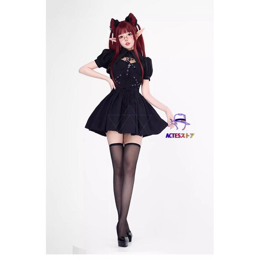 ワンピース ゴスロリ 黒 ドレス 衣装 服 ゴシック ロリータ ゴス ワンピース ゴスロリ 黒 ドレス 衣装 服 ゴシック ロリータ ゴス