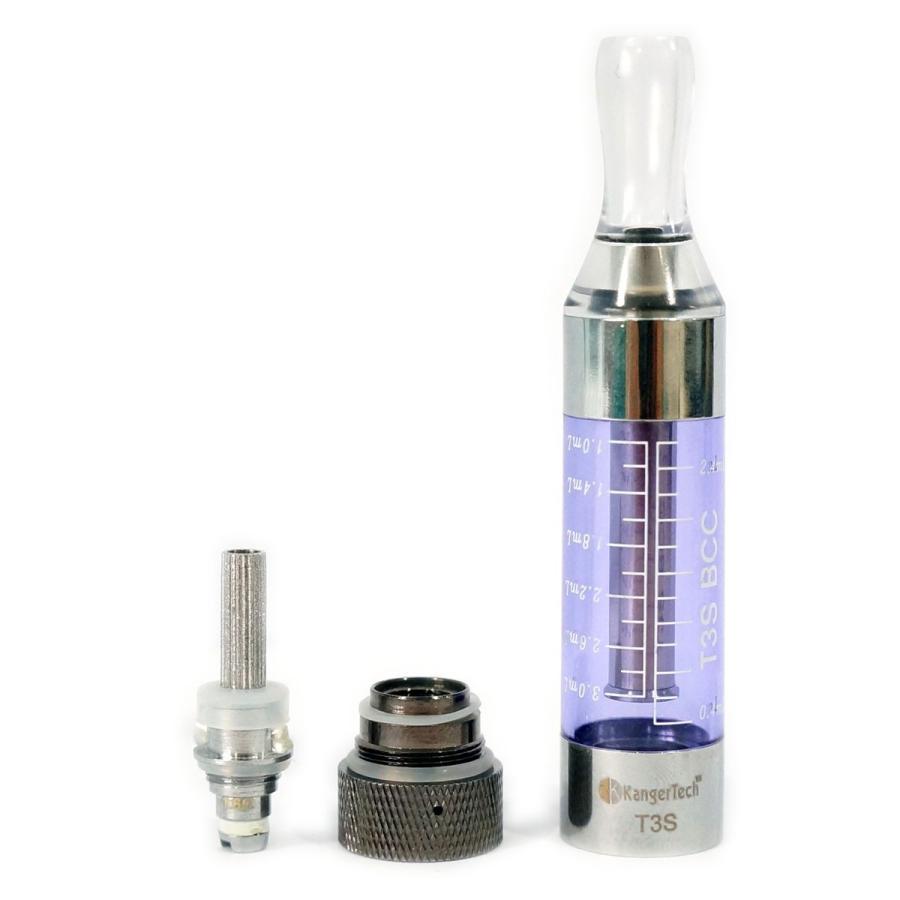 KangerTech T3S BCC eGo 3ml ボトムコイル交換型 クリアカトマイザー clearomizer (5個入) | カンガーテック | 01