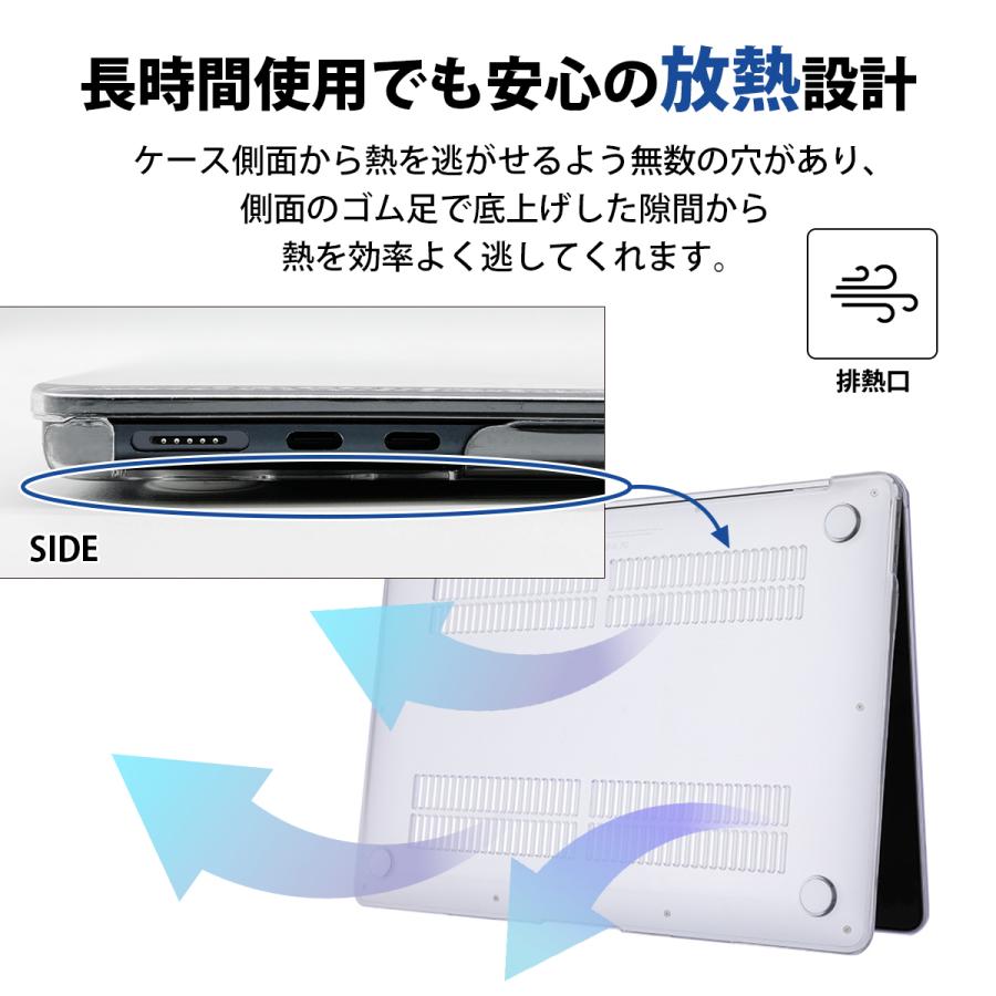 MacBook Air ケース 13.6インチ M4 M3 M2 MacBookケース MacBook Air ケース 13.6インチ M4 M3 M2 MacBookケース
