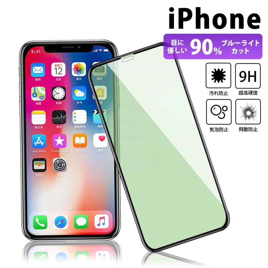 iPhoneフィルム ブルーライトカット 90%カット iPhone15 15Pro 15ProMax 15plus 14promax 14pro 13 12Pro 12ProMax12mini SE3 11 7plus XR XS | 