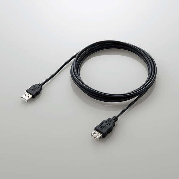 ELECOM USB延長ケーブル [3.0m/EU RoHS指令準拠] 《ブラック》 (USB-ECOEA30)｜acthink-shop｜02