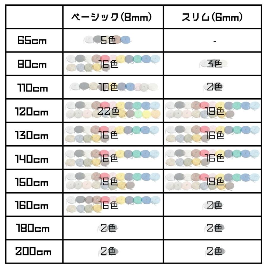 靴紐 スニーカー 靴ひも 靴の紐 推しカラー 石目 120cm 19色  交換 平紐 日本製 8mm 6mm 体育祭 運動会 NIKE adidas コンバース VANS ポイント利用 | 木原産業 | 14
