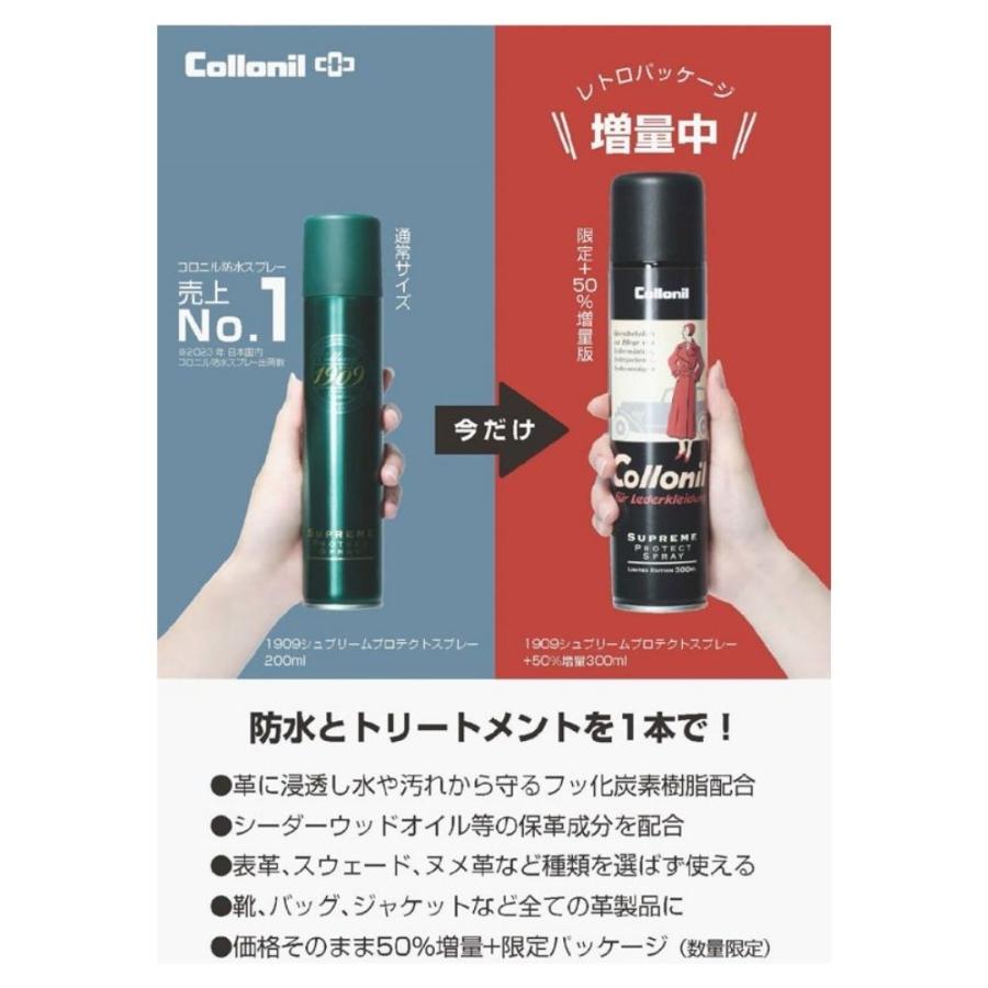 COLLONIL（コロニル） 1909 防水 スプレー 靴 服 最強 強力 革