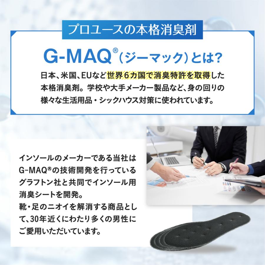 インソール 消臭 悪臭 臭い 蒸れ 足ムレ 対策 メンズ 中敷き 薄い ビジネス 革靴 サイズ別 悪臭防衛隊 フリーサイズ 大きめ ポイント利用 | 木原産業 | 06