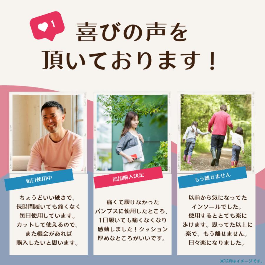 インソール 中敷き 2足 セット 衝撃吸収 土踏まず かかと アーチサポート アクティカ 低反発アーチ 楽歩 女性用 男性用 228 229　 | 木原産業 | 01