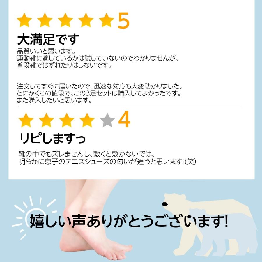 インソール 3足 セット 中敷き 接触冷感 蒸れ 足ムレ 対策 薄い 臭い対策 冷却 グッズ スニーカー クールドライ 女性用 | 木原産業 | 09