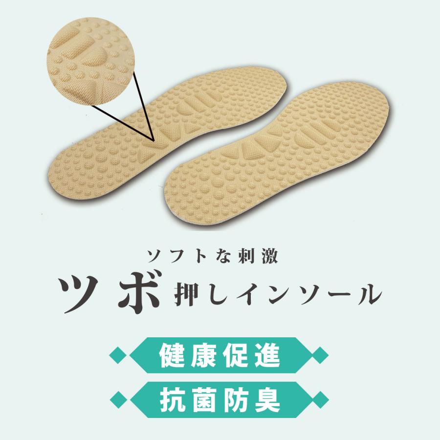 インソール 中敷き 健康 足つぼ 足ツボ 刺激 足裏 指圧 グッズ マッサージ サンダル ツボ押し 血行 ツボインソール　 | 木原産業 | 01