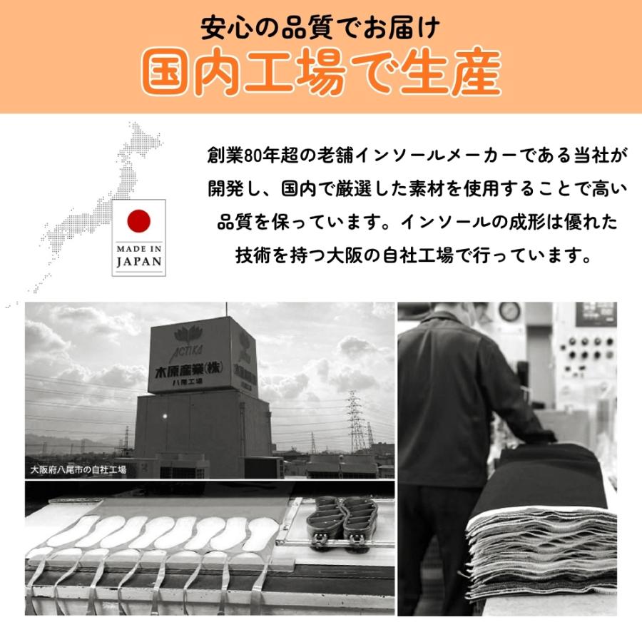 インソール 中敷き 暖かい 靴 防寒 消臭 足ムレ 蒸れ対策 足 冷え対策 グッズ 冷え性  500 活性炭羊毛 足元 温活 | 木原産業 | 06