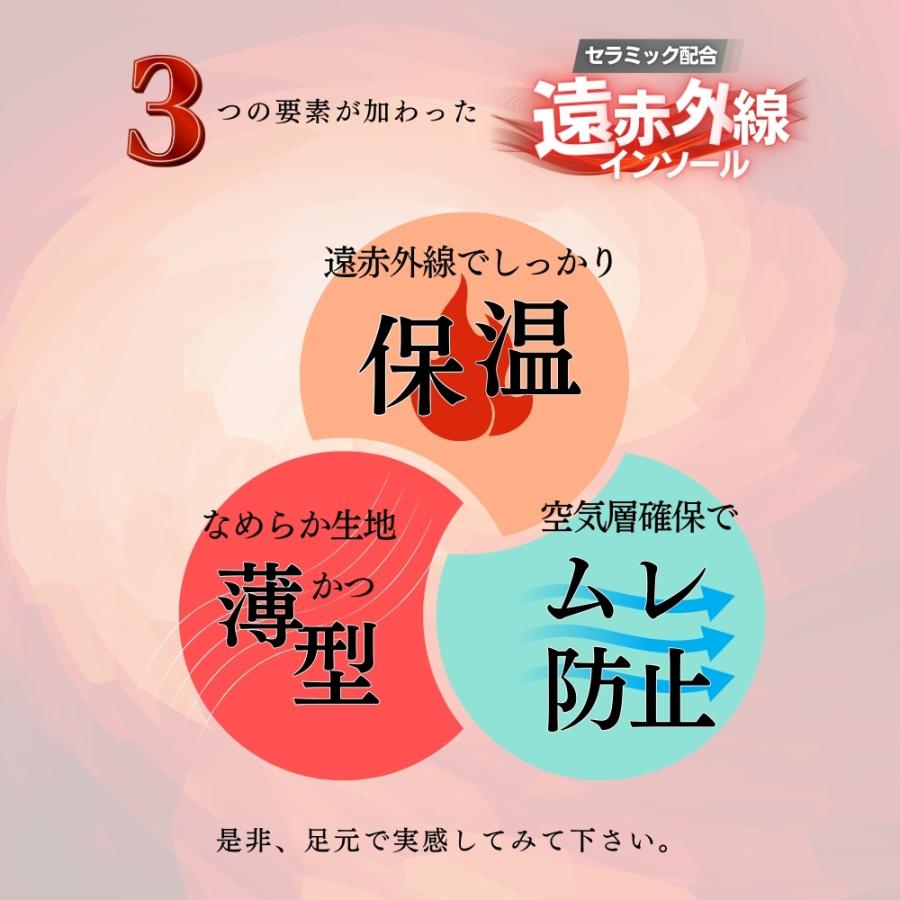 インソール 中敷き 暖かい 防寒 薄い 蒸れ 足ムレ 対策 足 冷え対策 グッズ 冷え性 516 遠赤外線 温活 足元 ぽかぽか | 木原産業 | 08