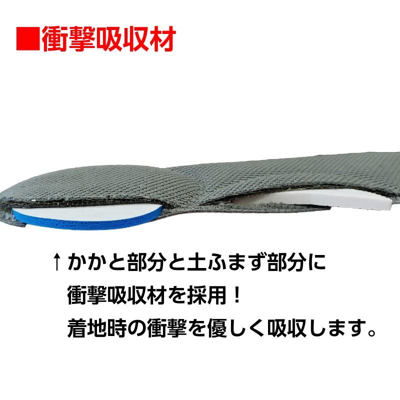 インソール 中敷き 蒸れ 足ムレ 疲れ 対策 衝撃吸収 偏平足 かかと 土踏まず アーチサポート 軽快歩行 | 木原産業 | 03