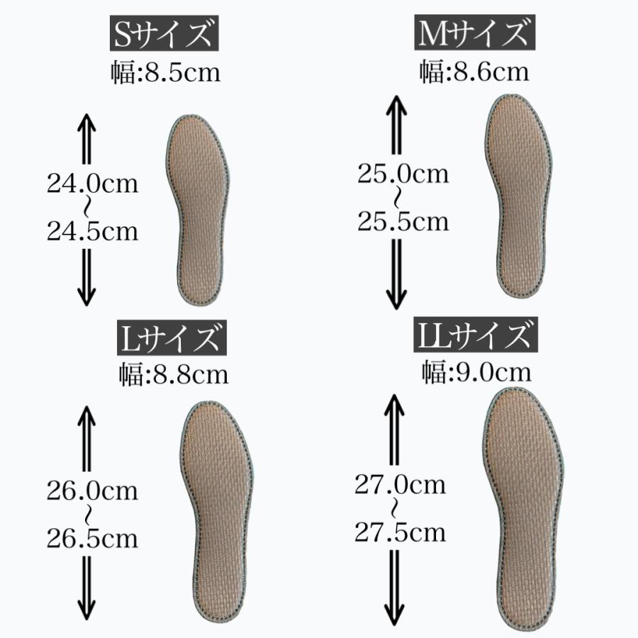 インソール 3足 セット 中敷き 足ムレ 蒸れ 対策 消臭 薄い 殺菌 足の臭い対策 足の匂いをとる方法 銅 イオン | イオン | 13