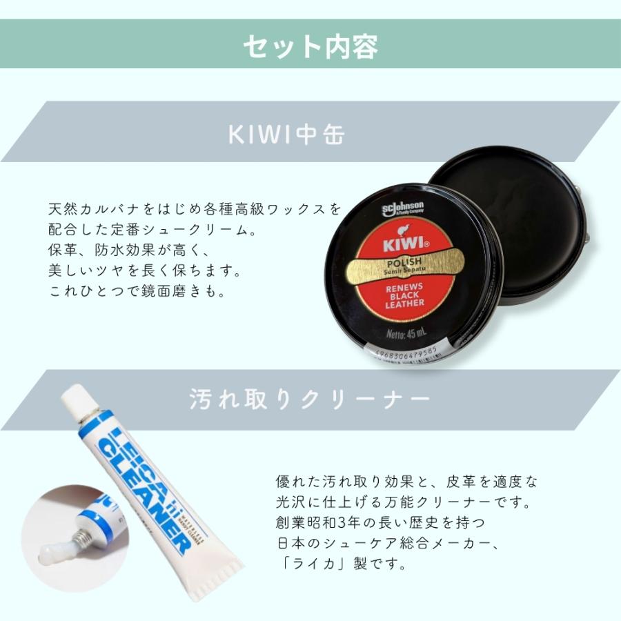 靴磨き セット シューケア 革靴 簡単 KIWI ギフト 就職祝い マスター