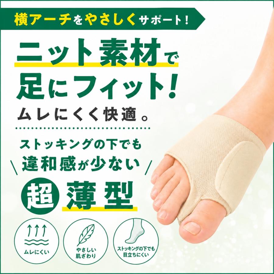 SORBOTHANE 外反母趾 ソルボ外反母趾サポーター スーパーメッシュ薄型