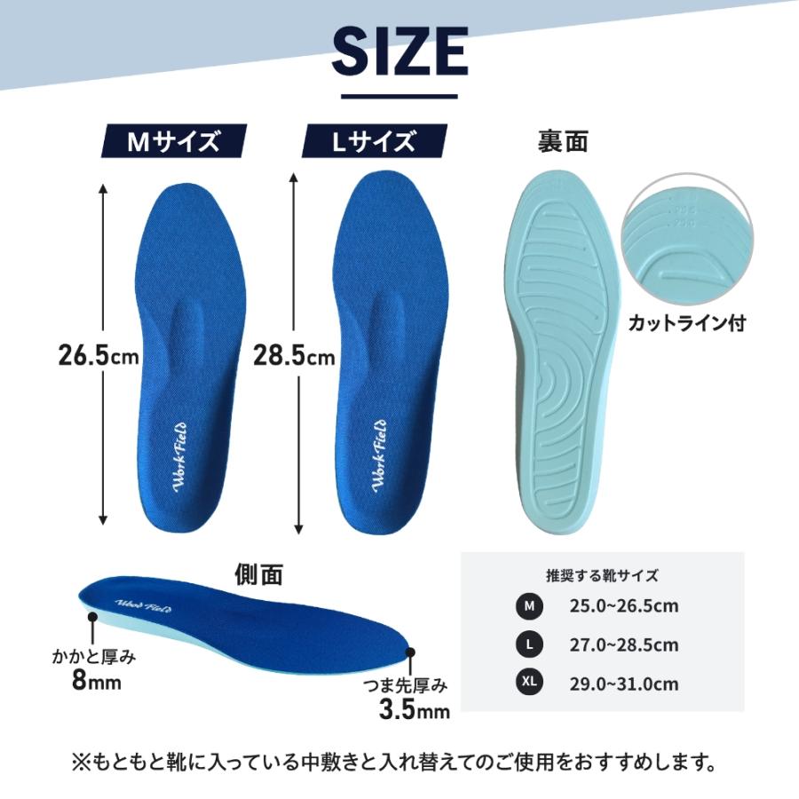 木原産業 インソール 中敷き 父の日 防臭 衝撃吸収 偏平足 土踏まず