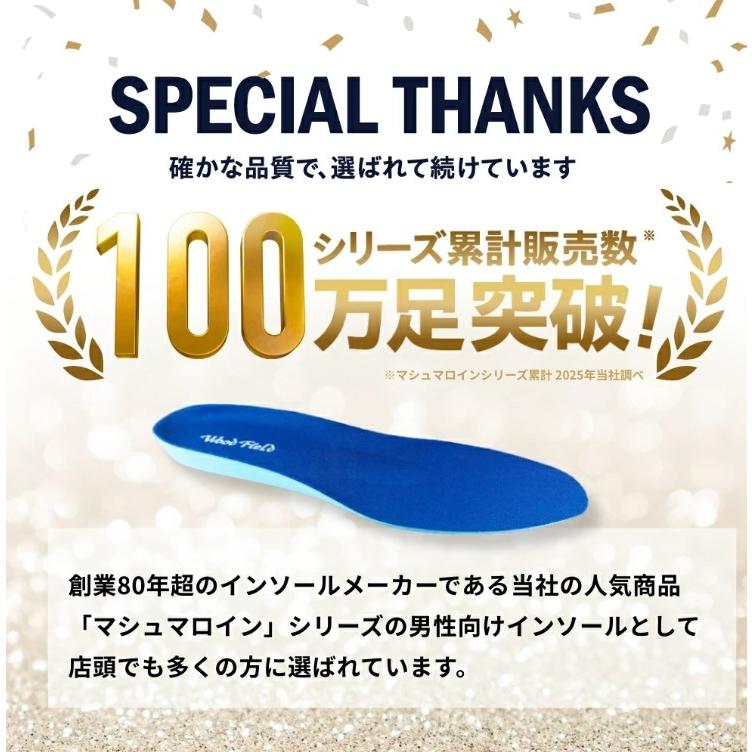 インソール 中敷き 父の日 防臭 衝撃吸収 偏平足 土踏まず かかと アーチサポート 疲れ 対策 高反発 極上マシュマロ ギフト 健康 ラッピング ポイント利用 | 木原産業 | 02