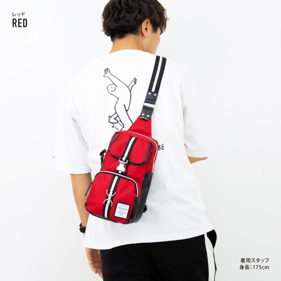 ランナー ボディバッグ ワンショルダー メンズ 男子 大人ファスナー