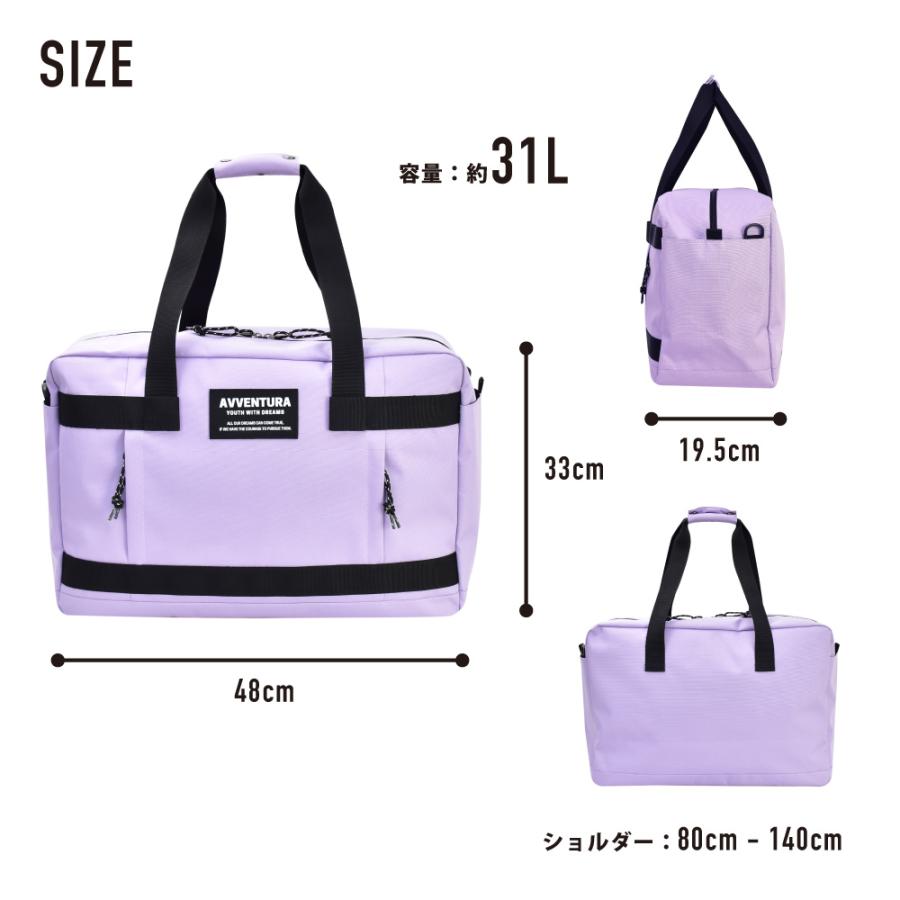 ボストンバッグ 大容量 a4 34L 撥水 トート ショルダー 2way