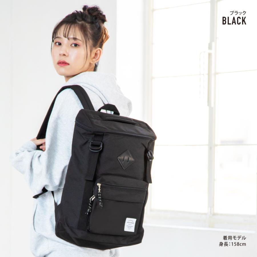 通学リュック リュック ボックス型 18L 通勤 通学 旅行 大人 学生 : Action! - 通販