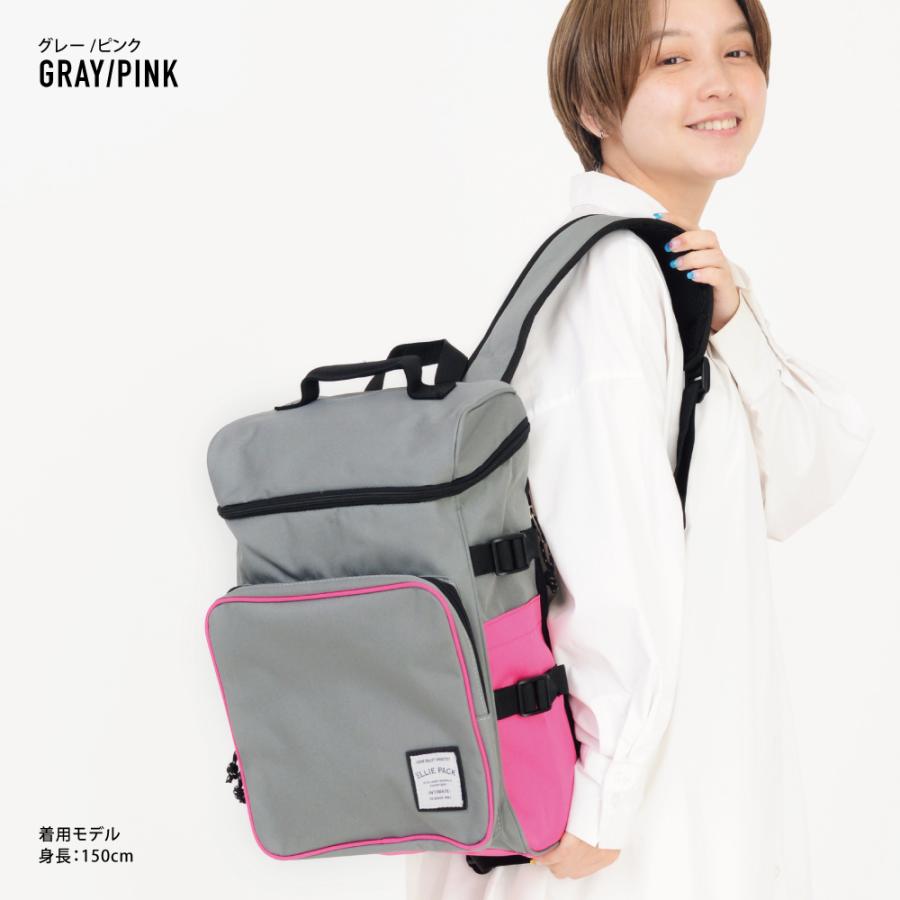 リュック 小さめ a4 11L 撥水 リュックサック ボックス型 レディース メンズ 女子 男子 通勤 通学 旅行 大人高校生 学生 子供 おしゃれ ブランド ELLIE | ELLIE | 24