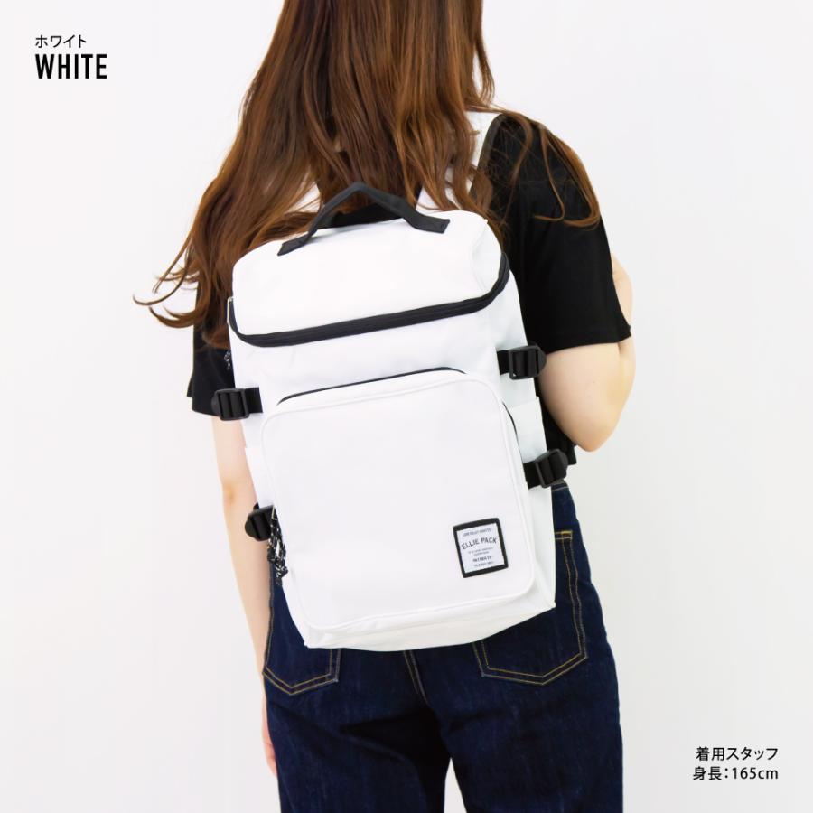 リュック 小さめ a4 11L 撥水 リュックサック ボックス型 レディース メンズ 女子 男子 通勤 通学 旅行 大人高校生 学生 子供 おしゃれ ブランド ELLIE | ELLIE | 18