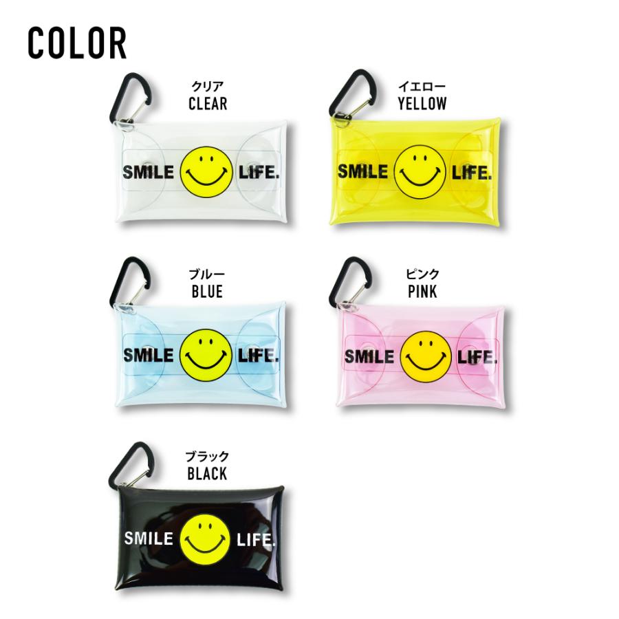 スマイル パスケース 定期入れ カードケース 定期 2枚以上 小物入れ