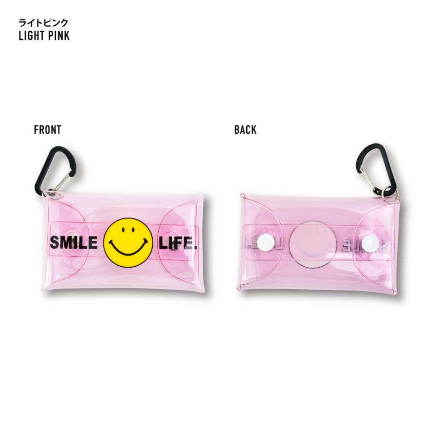 スマイル パスケース 定期入れ カードケース 定期 2枚以上 小物入れ