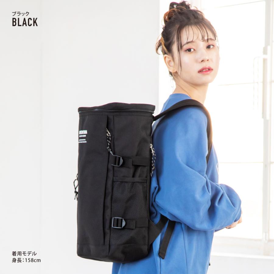リュック 大容量 a4 20L リュックサック ボックス型 レディース メンズ
