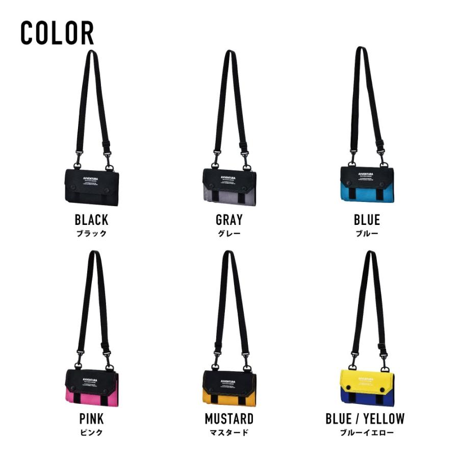メール便送料無料 訳ありアヴェンチュラ ショルダーバッグ ミニショルダー 男女兼用 小さめ パスケース 財布 サイフ お財布ショルダー カジュアル ストリート |  | 21