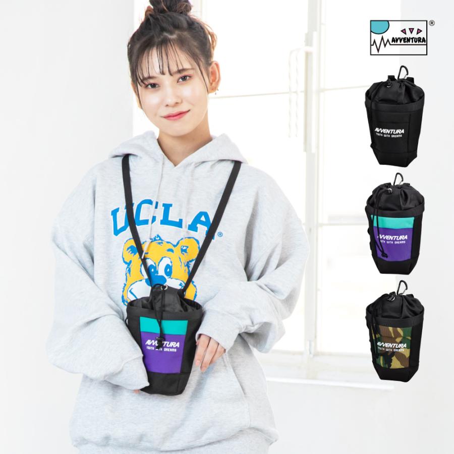 ショルダーバッグ 小さめ 巾着 カラビナ ミニバッグ レディース メンズ