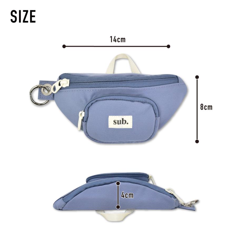 ミニポーチ カラビナ 小物入れ バッグチャーム ミニ財布 airpods pro