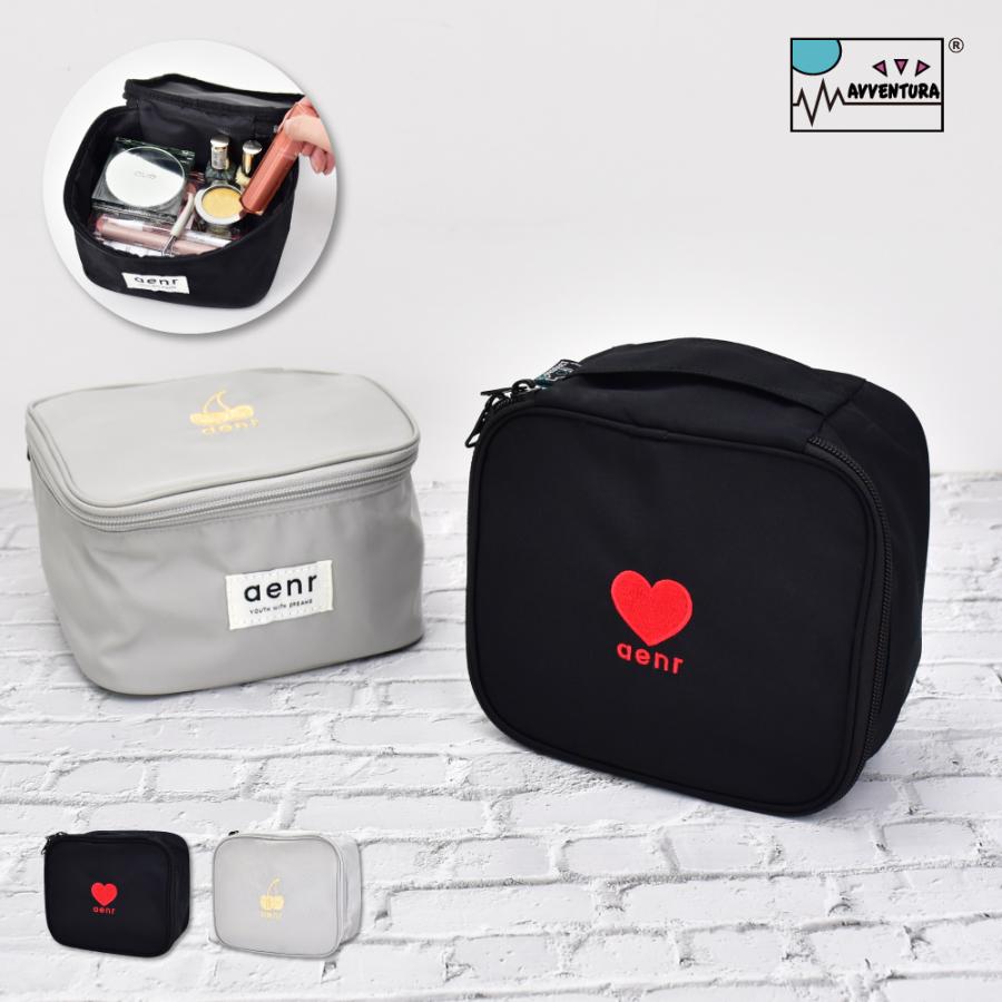 化粧ポーチ 大容量 手持ち付き メイク収納 小物入れ バッグインバッグ