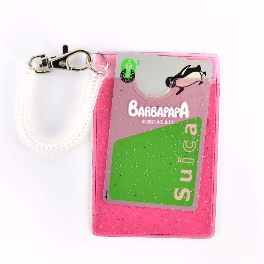 バーバパパ パスケース 定期入れ カードケース 定期 入れ クリア 透明 コイルチェーン 2枚 レディース 大人 女子 大学生 高校生 キャラクター グッズ かわいい Barbapapa0003 Action 通販 Yahoo ショッピング