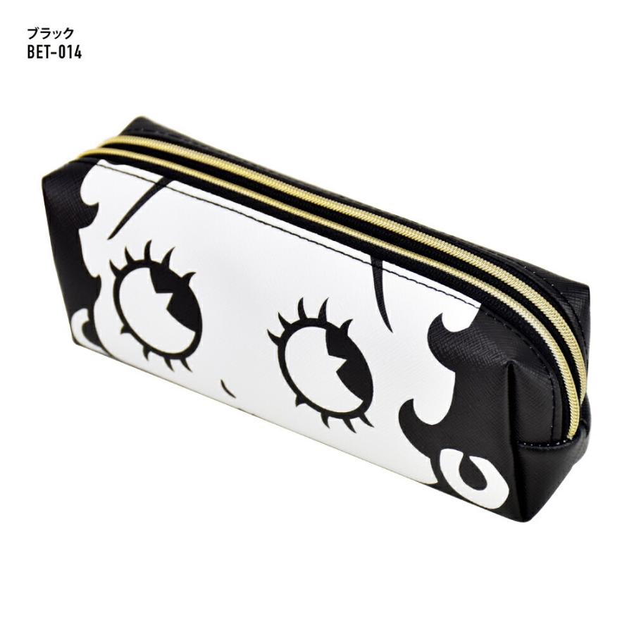 ベティー ブープ ペンケース 筆箱 レディース 女子 大人 高校生 合成皮革 2ルーム ファスナー キャラクター Bet 014b Action 通販 Yahoo ショッピング