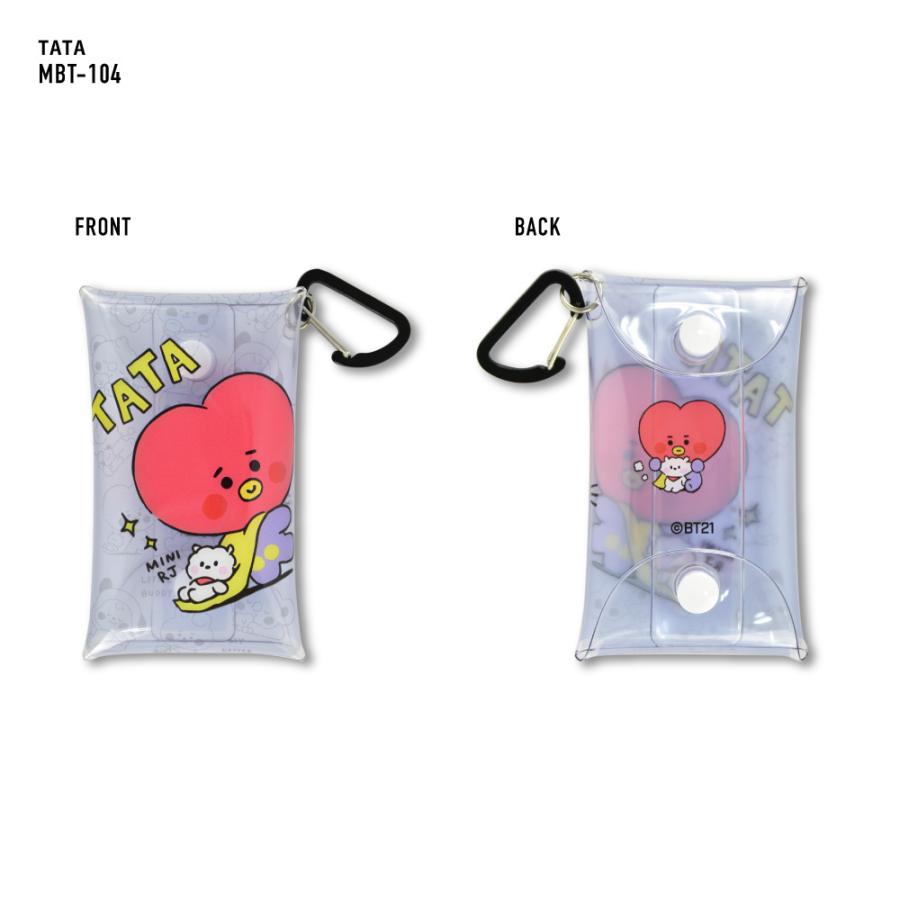 BT21 公式ライセンス商品 グッズ パスケース 小物入れ クリアマルチケース KOYA RJ SHOOKY MANG CHIMMY TATA  COOKY キャラクター :bt21-0005:Action! 通販 