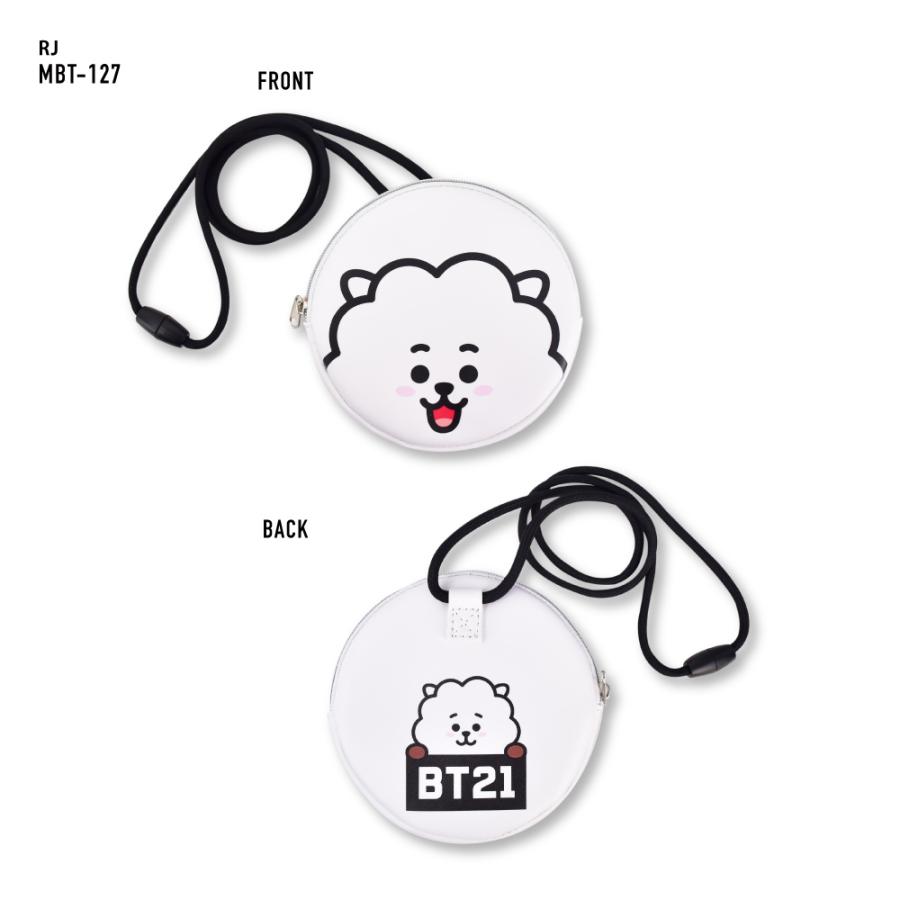 BT21 公式ライセンス商品 グッズ ネックパース 合皮 小銭入れ