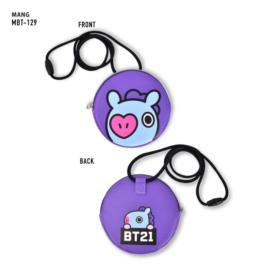 BT21 公式ライセンス商品 グッズ ネックパース 合皮 小銭入れ