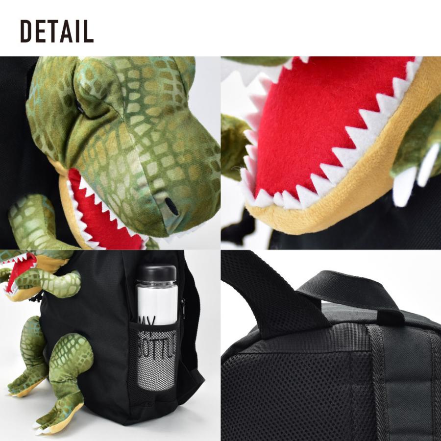 恐竜 リュック リュックサック デイパック ポリエステル ファスナー a4