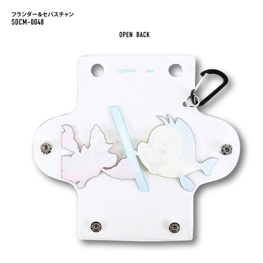 ディズニー パスケース 定期入れ 2枚 小物入れ クリアマルチケース Sサイズ レディース 女子 女の子 リトルマーメイド フランダー セバスチャン Disney0036 Action 通販 Yahoo ショッピング