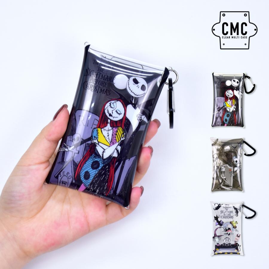 ディズニー ナイトメアー パスケース 定期入れ 2枚 小物入れ クリアマルチケース Sサイズ レディース 女子 女の子 キャラクター グッズ かわいい 以上節約