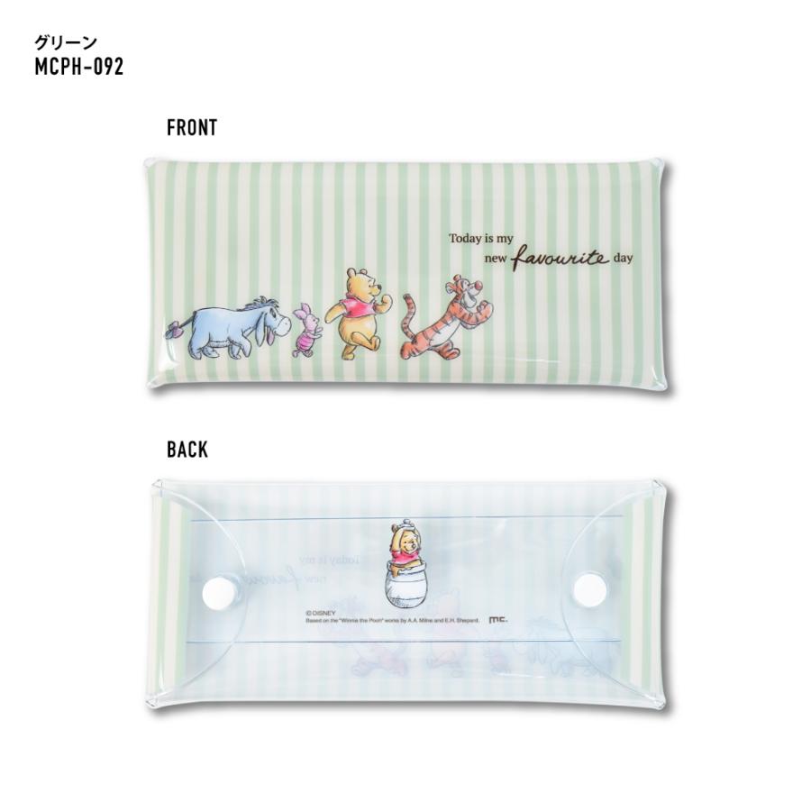 ディズニー くまのプーさん ペンケース 筆箱 小物入れ クリアマルチケース Lサイズ レディース キャラクター かわいい 多機能 人気 洗える フル オープン Disney0138 Action 通販 Yahoo ショッピング