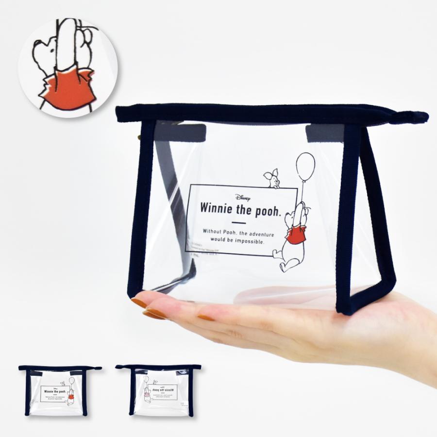 くまのプーさん ディズニー ポーチ トラベルポーチ 化粧ポーチ コスメポーチ スクエアポーチ ビニール 透明 クリア おしゃれ かわいい 人気 キャラクター グッズ 高品質の激安
